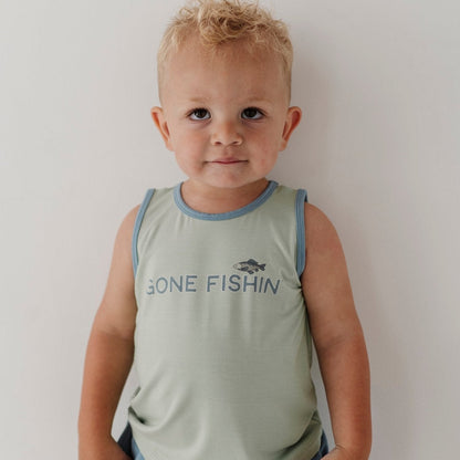 Bamboo Viscose Boy's Tank Top - Various Designs | Babysprouts
