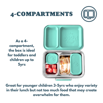 The Snacker™ Lunch Box, Plastic-Free