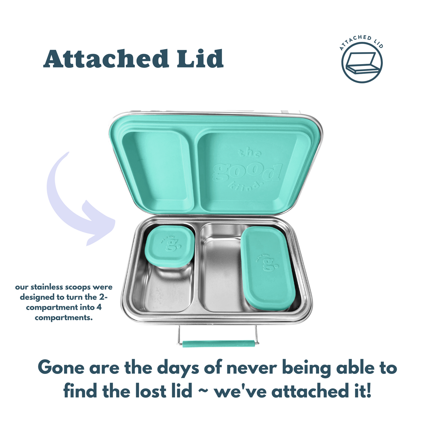 The Snacker™ Lunch Box, Plastic-Free