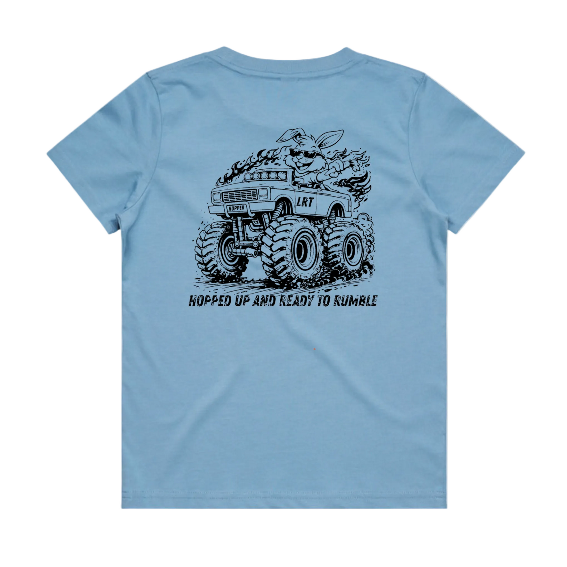 Eggslayer Tee - Cloud Blue Easter Shirt for Kids | Little Rad Things 