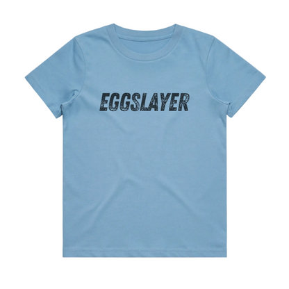 Eggslayer Tee - Cloud Blue Easter Shirt for Kids | Little Rad Things 