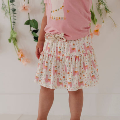 Girls Bamboo Viscose Skort with Built-In Shorts | babysprouts