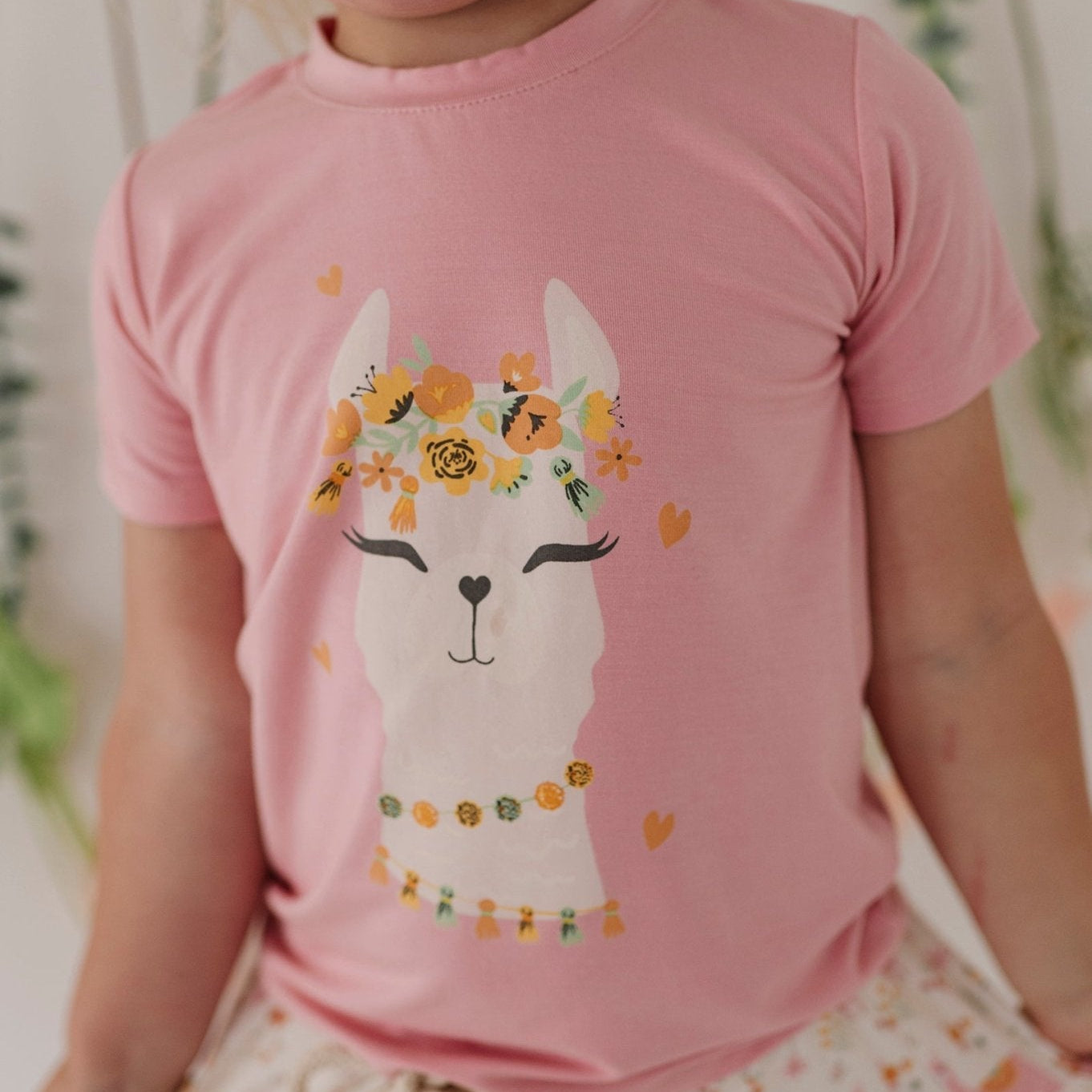 Girls Bamboo Viscose Short Sleeve Tee - Classic Kids Shirt | babysprouts