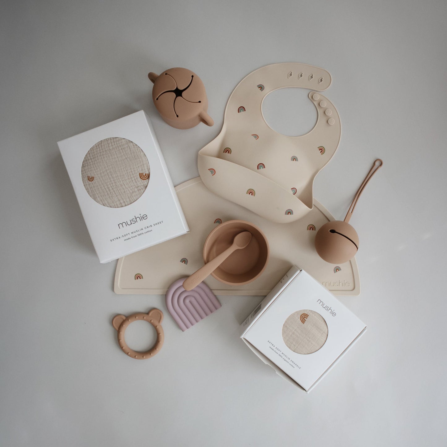 Muslin swaddle blanket, various colors*