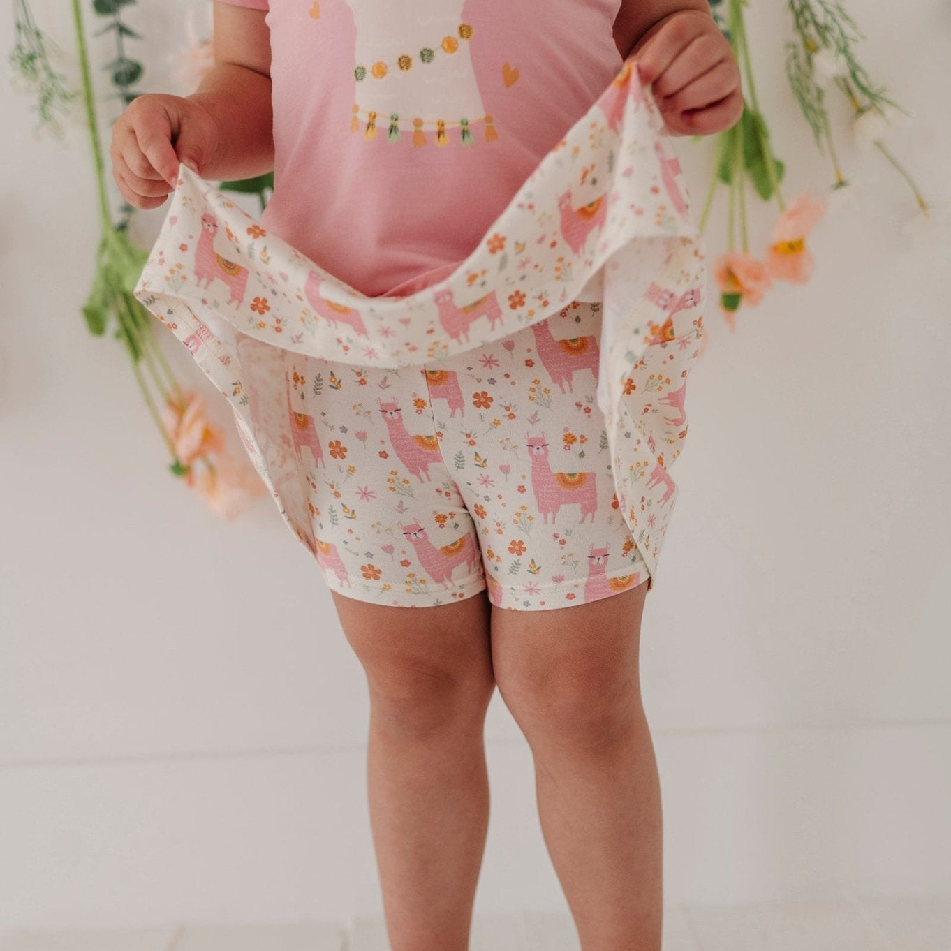 Girls Bamboo Viscose Skort with Built-In Shorts | babysprouts