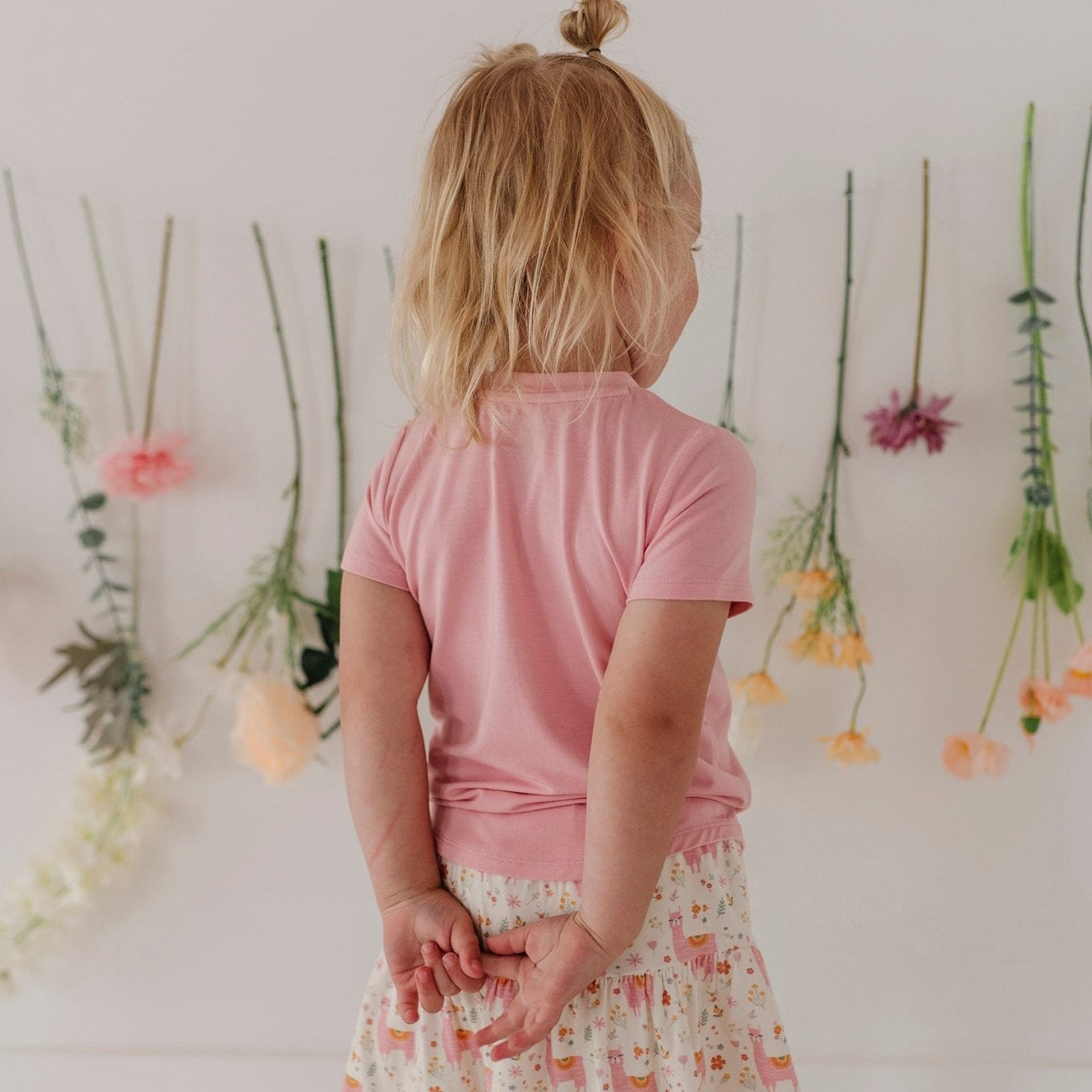 Girls Bamboo Viscose Short Sleeve Tee - Classic Kids Shirt | babysprouts