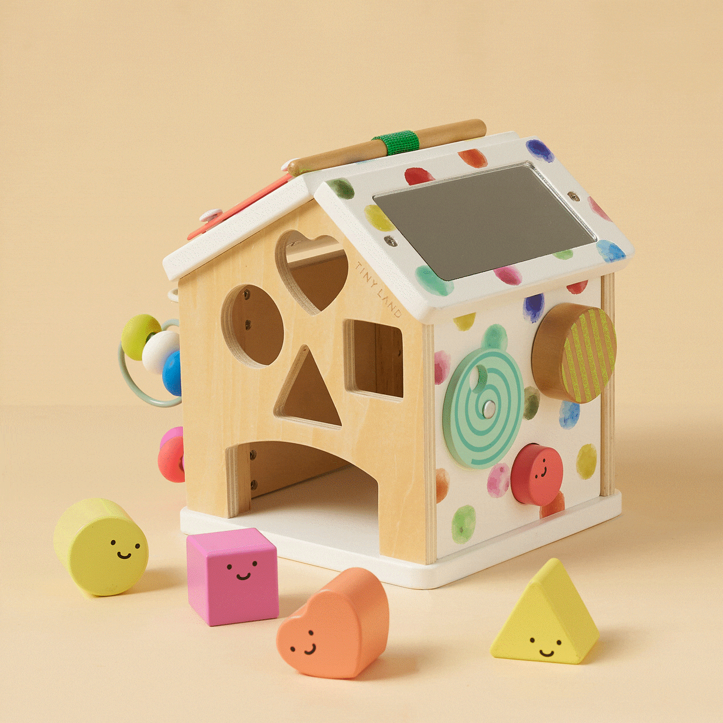 Cottage Activity Cube - Rainbow
