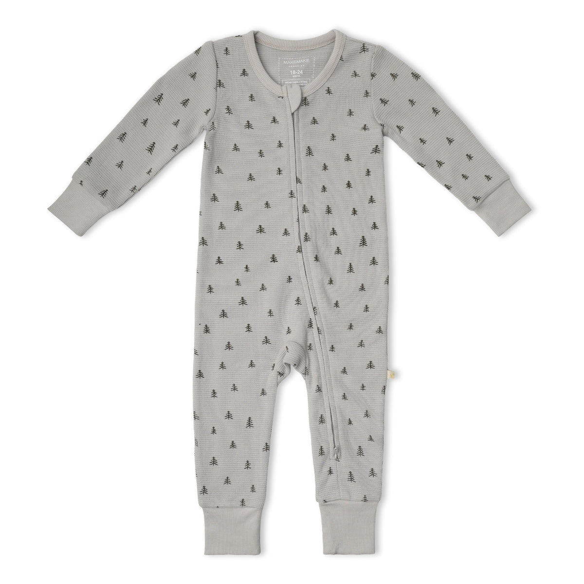 Organic Cotton 2-Way Zip Romper - Tiny Pines