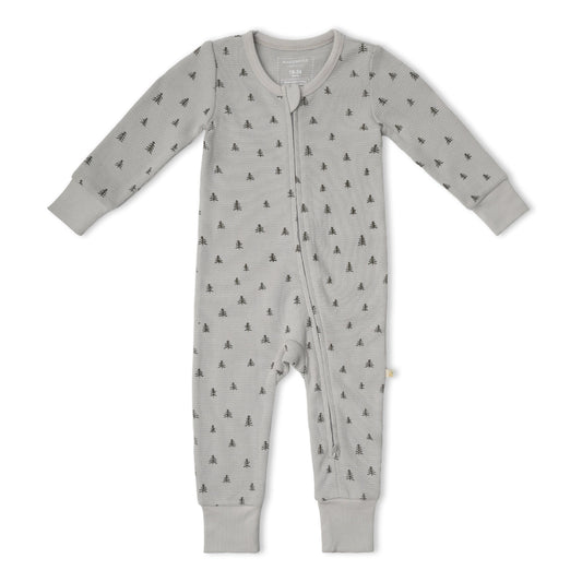 Organic Cotton 2-Way Zip Romper - Tiny Pines