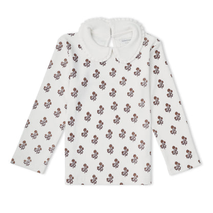 Organic Cotton Ruffle Collar Top & Legging Set - Loom