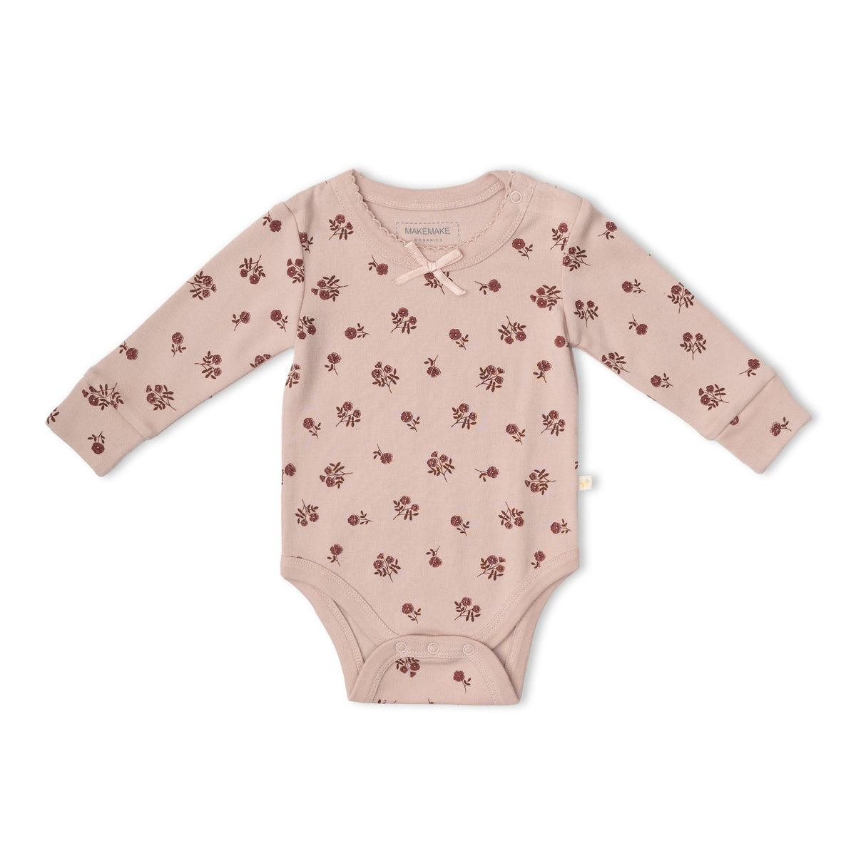 Organic Cotton Bodysuit & Pants Set - Rosebud