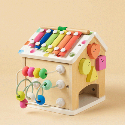 Cottage Activity Cube - Rainbow