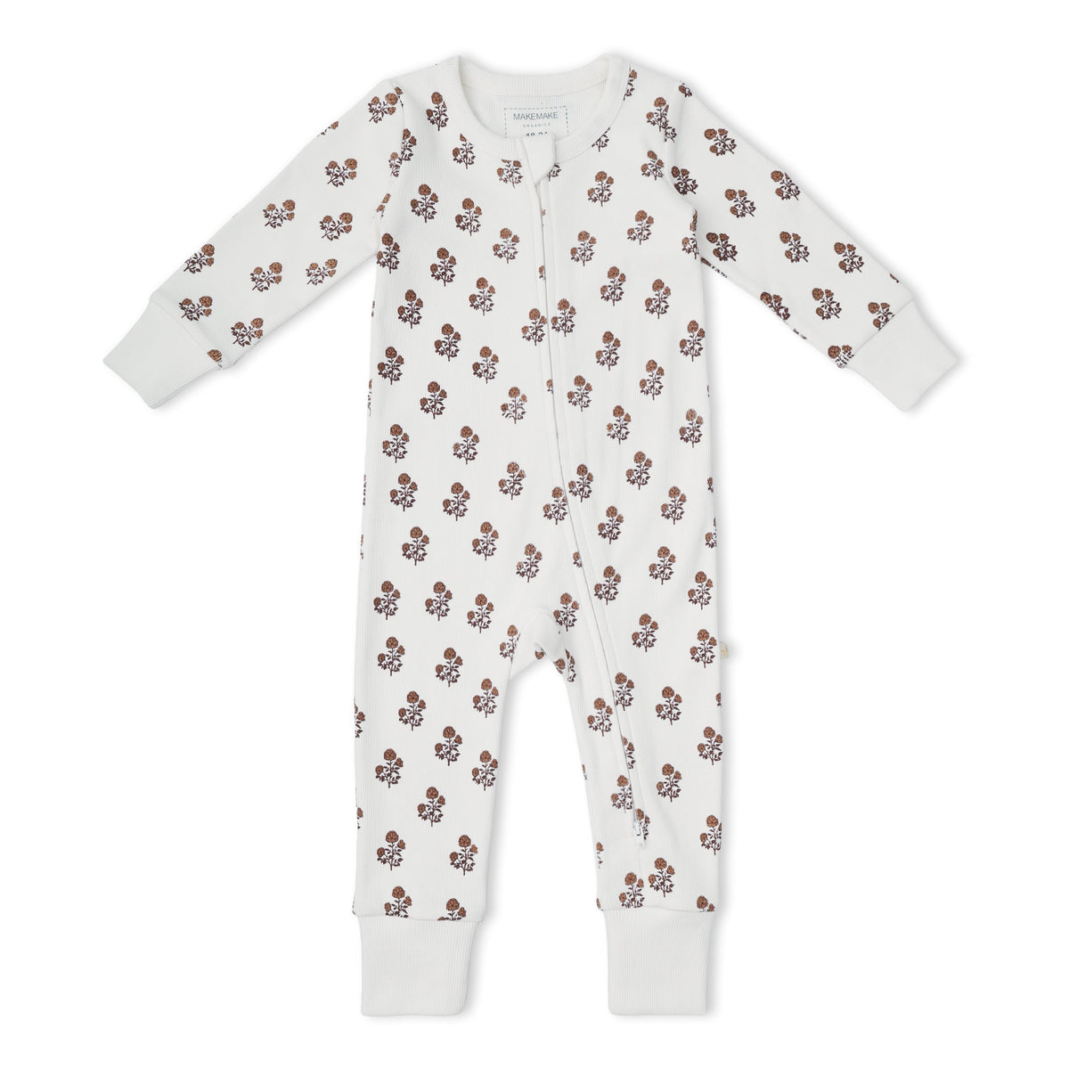 Organic Cotton 2-Way Zip Romper - Loom