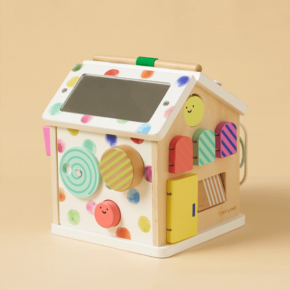 Cottage Activity Cube - Rainbow