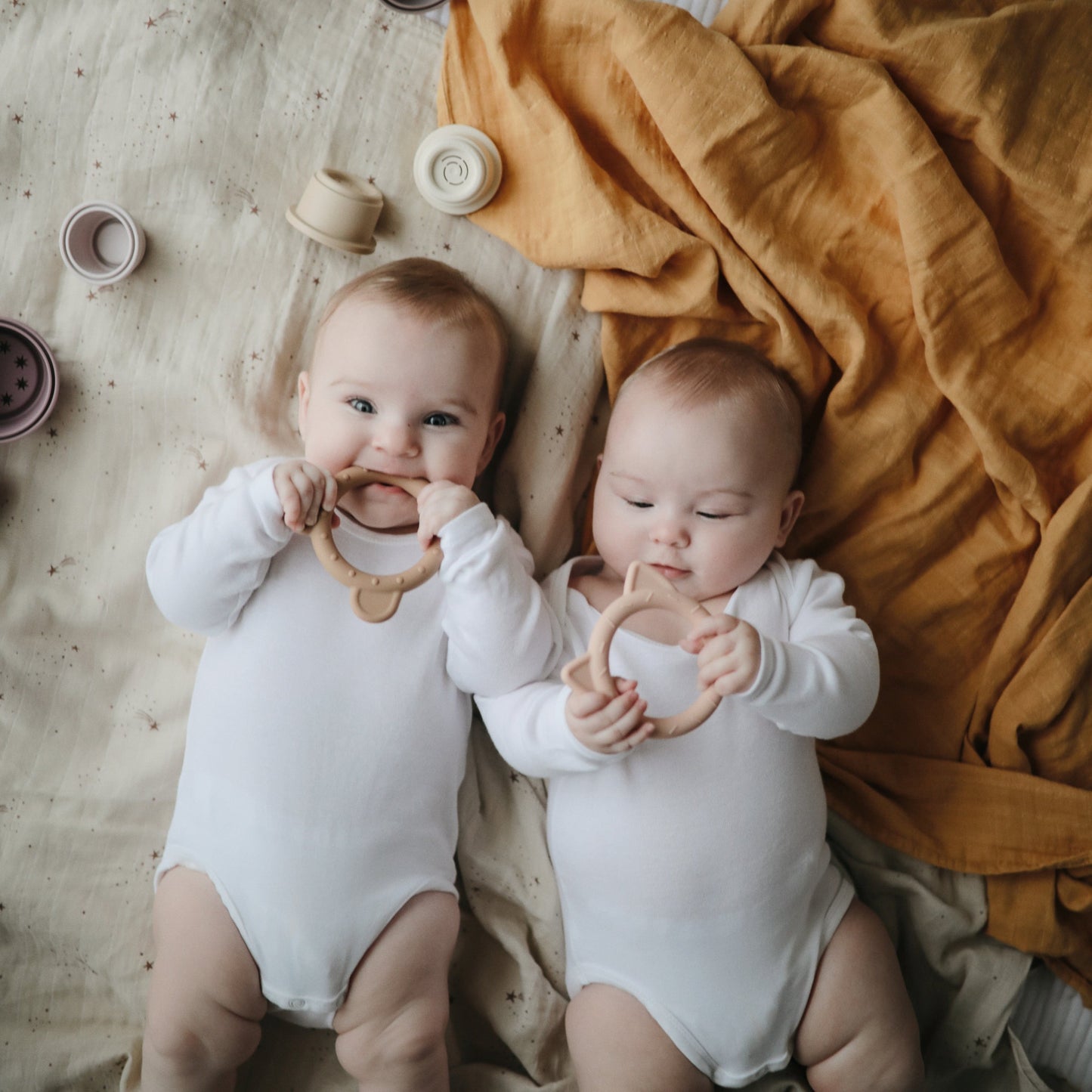 Muslin swaddle blanket, various colors*