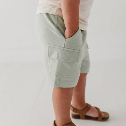 Boys Bamboo Terry Cargo Shorts  | babysprouts