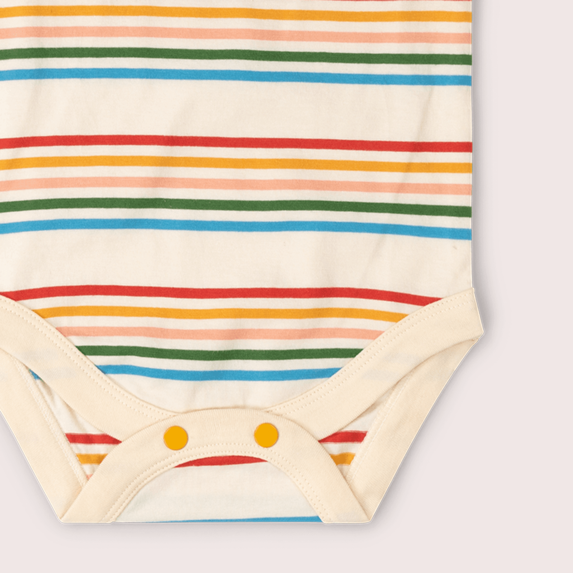 Organic Cotton Bodysuit 2 Pack - Vintage Rainbows | Little Green Radicals