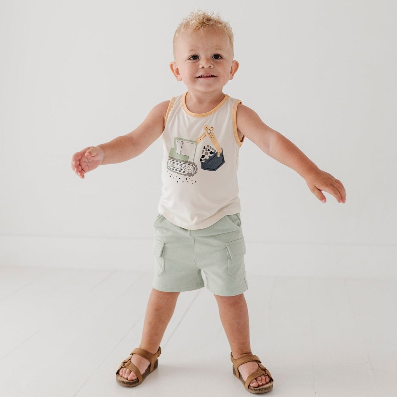 Bamboo Viscose Boy's Tank Top - Various Designs | Babysprouts