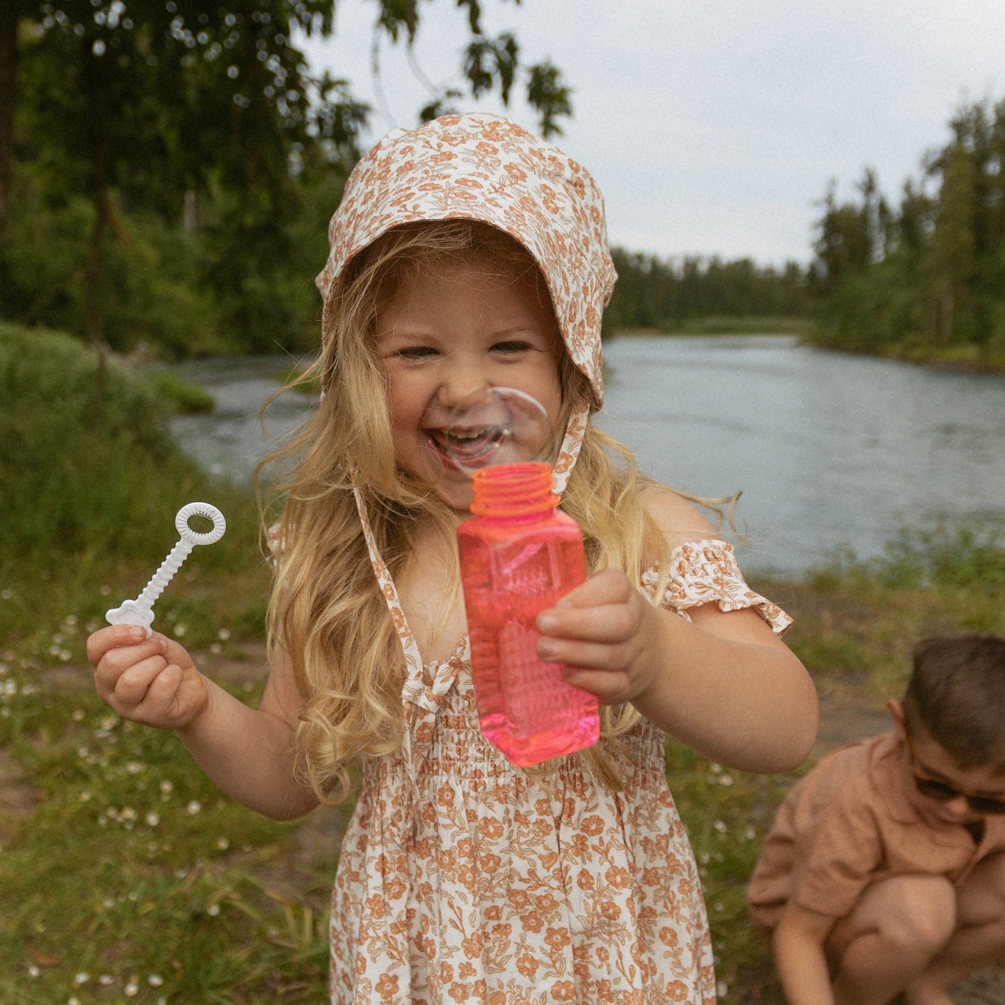 Organic Cotton Smocked Sundress - Sienna