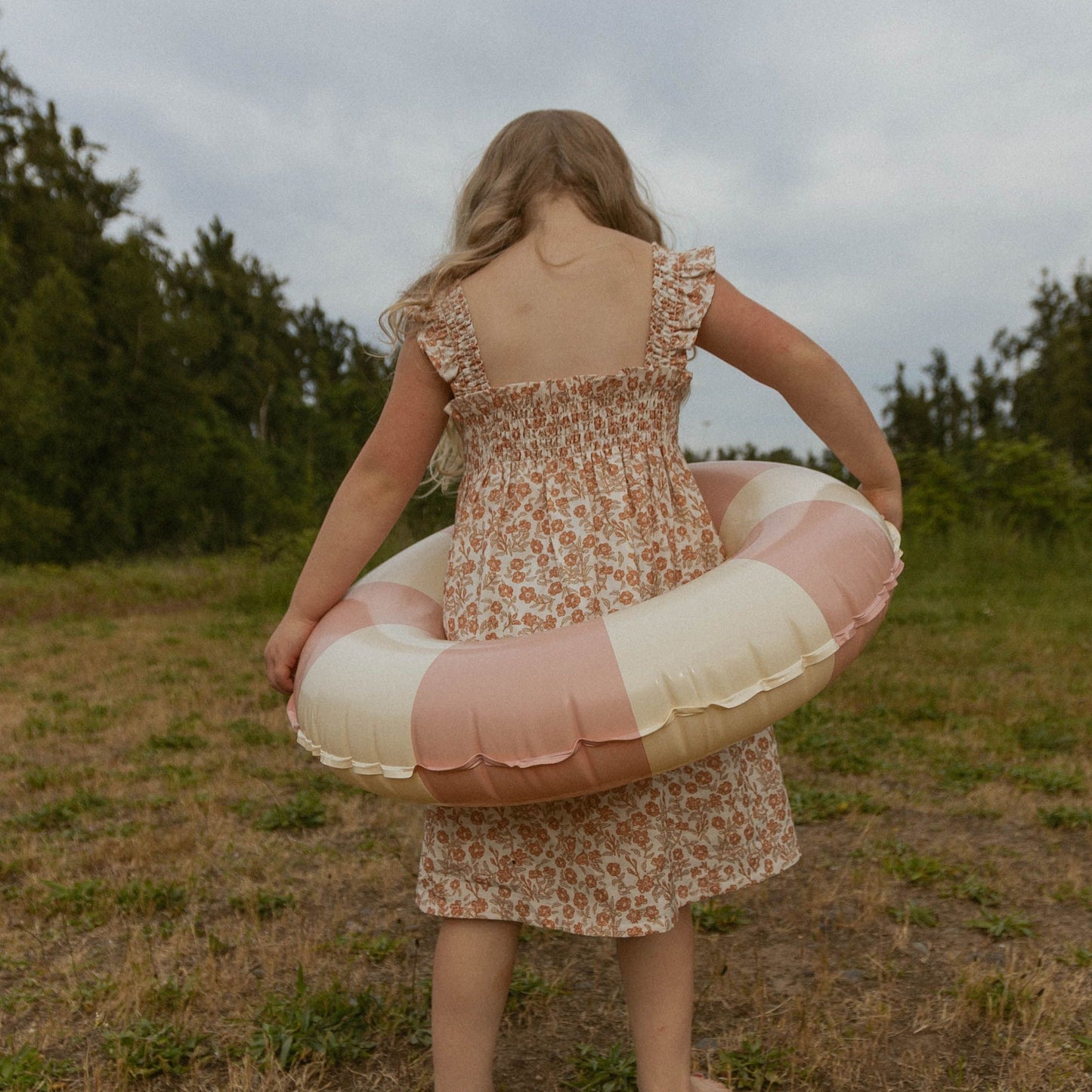 Organic Cotton Smocked Sundress - Sienna
