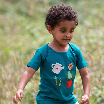 Organic Cotton Short Sleeve T-Shirt - Spring Garden | Little Green Radicals