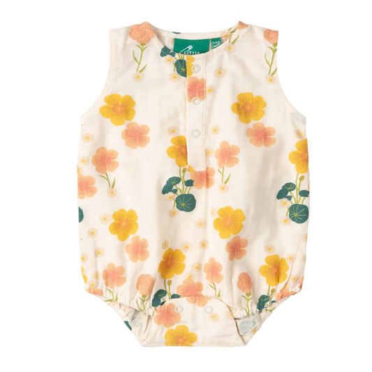 Organic Cotton Bubble Bodysuit - Flora | Little Green Radicals