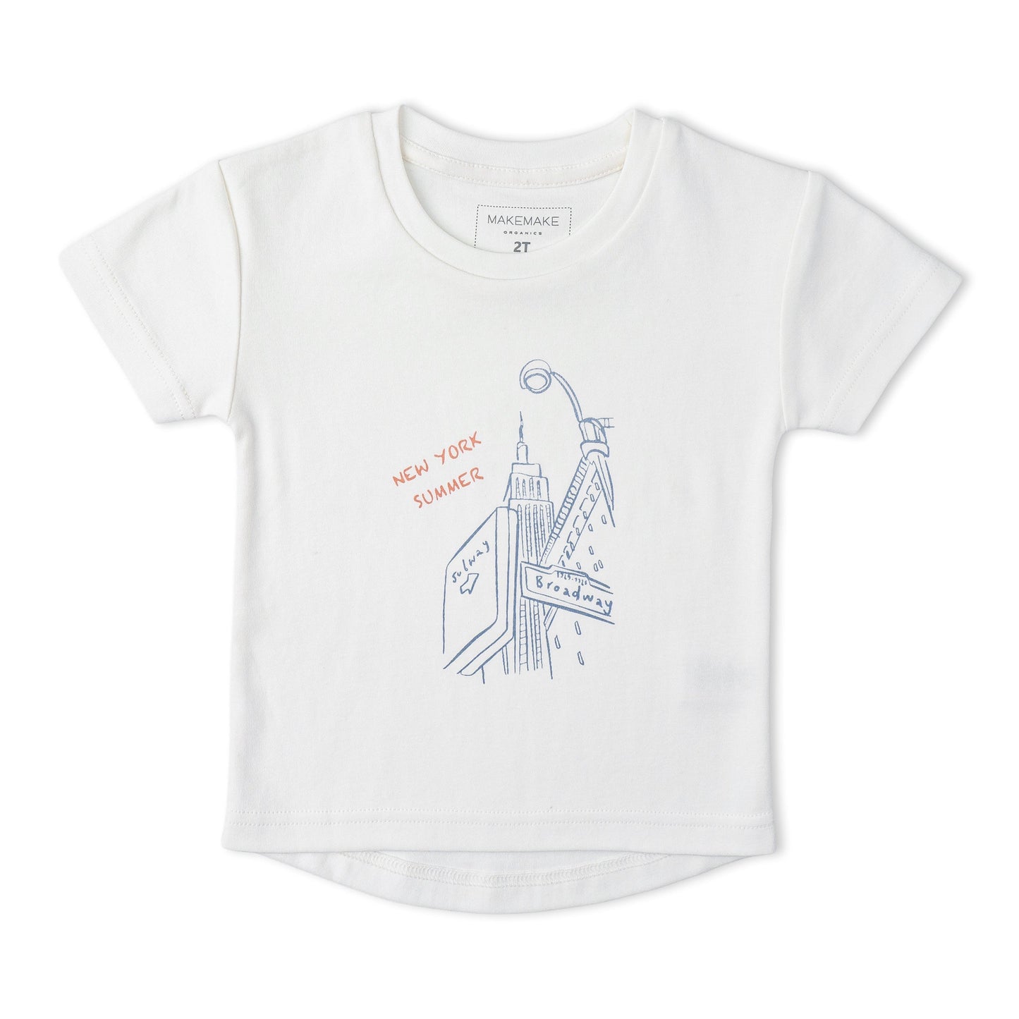 Organic Cotton Graphic Tee & Shorts Set - New York
