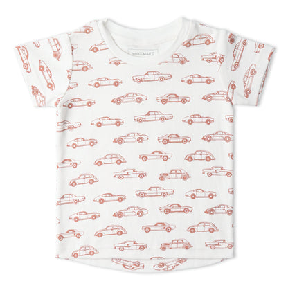 Organic Cotton Tee & Shorts Set - Cars