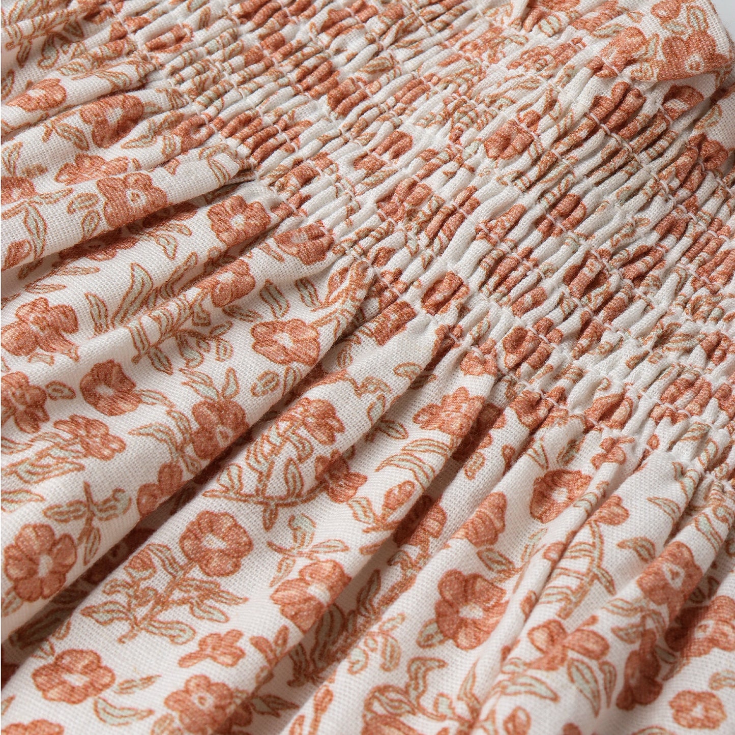 Organic Cotton Smocked Sundress - Sienna