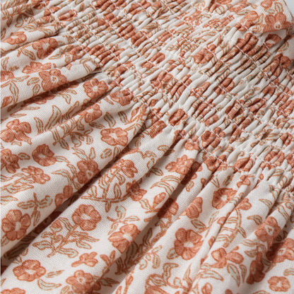 Organic Cotton Smocked Sundress - Sienna