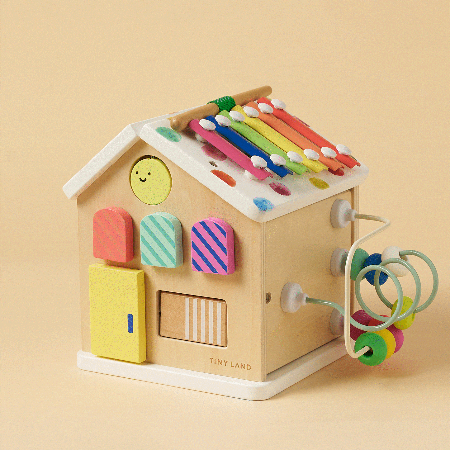 Cottage Activity Cube - Rainbow