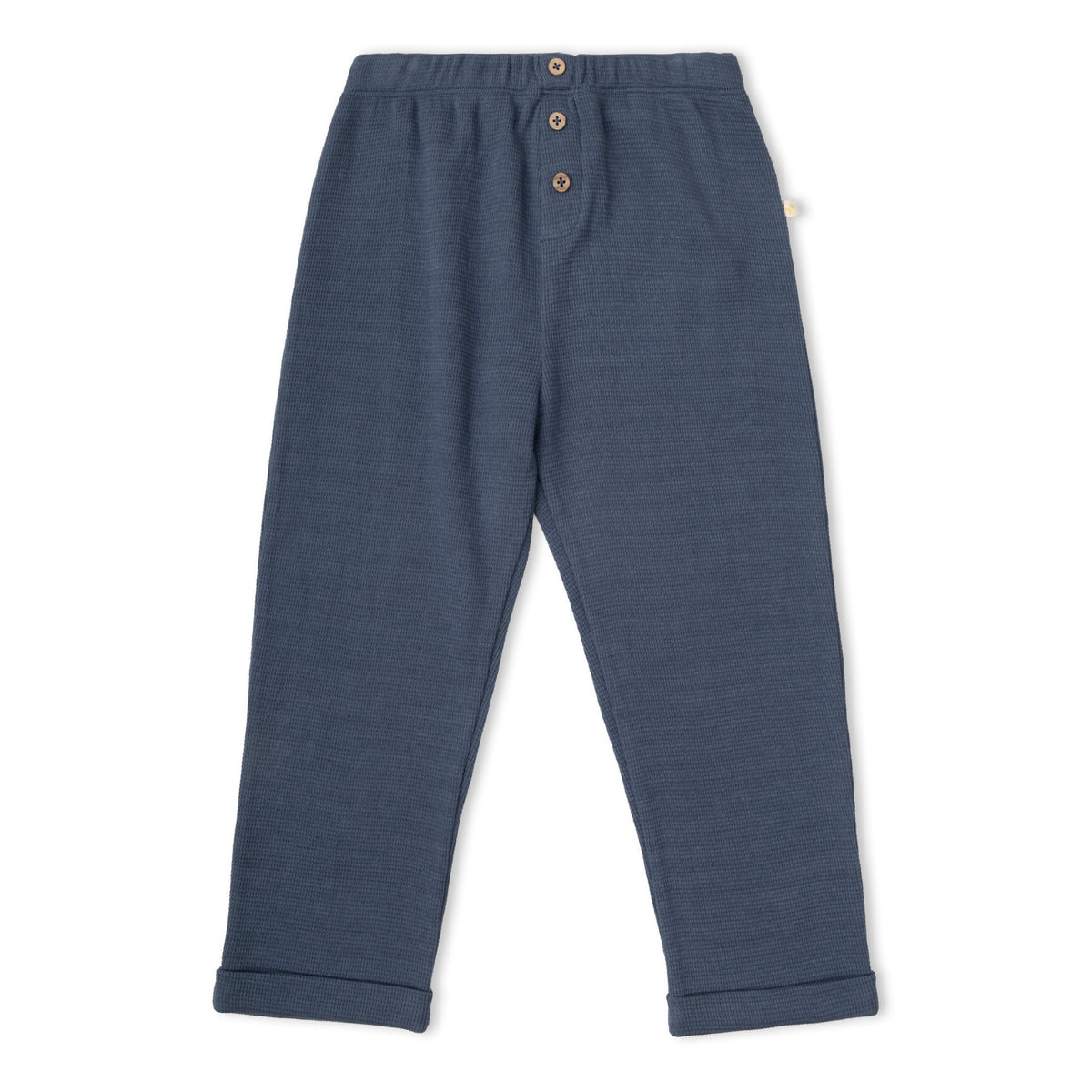 Organic Cotton Tee & Cuffed Pants Set - Midnight Check