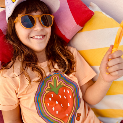 Organic Cotton T-Shirt - Strawberry