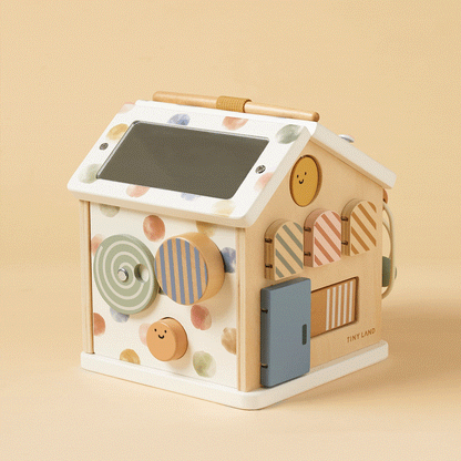 Cottage Activity Cube - Morandi