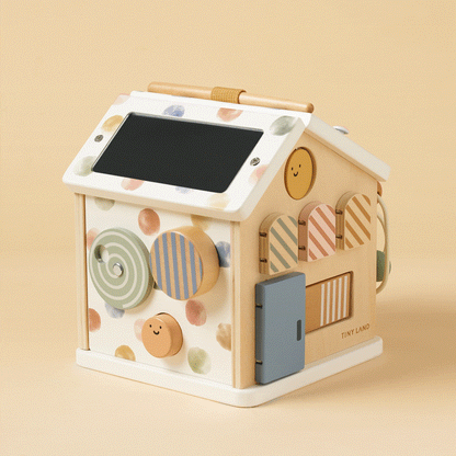 Cottage Activity Cube - Morandi