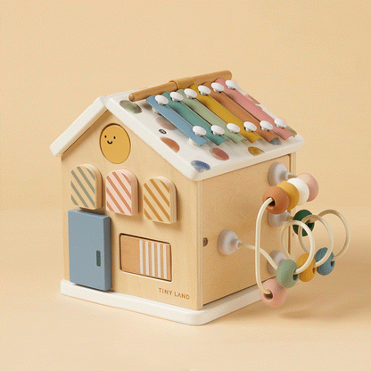 Cottage Activity Cube - Morandi