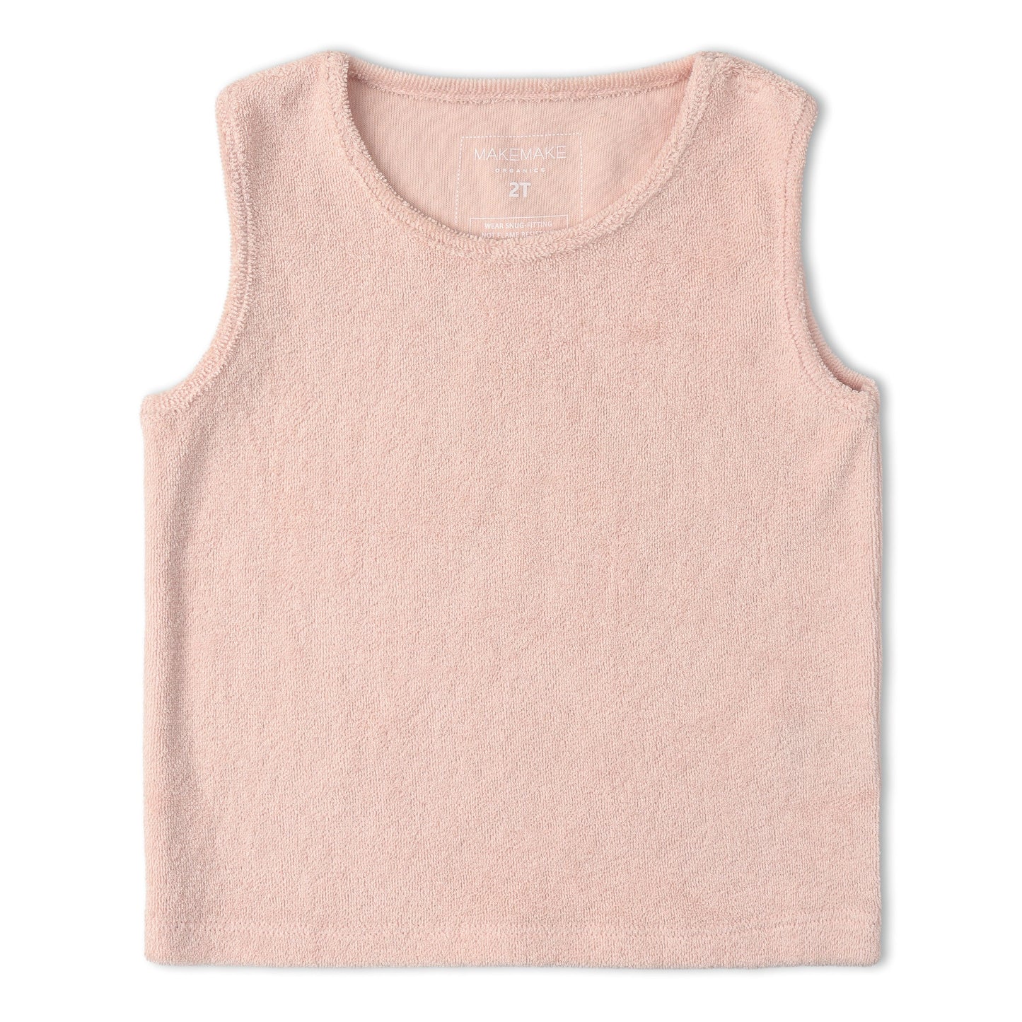 Organic Cotton Terry Sleeveless Tee & Shorts Set - Blush