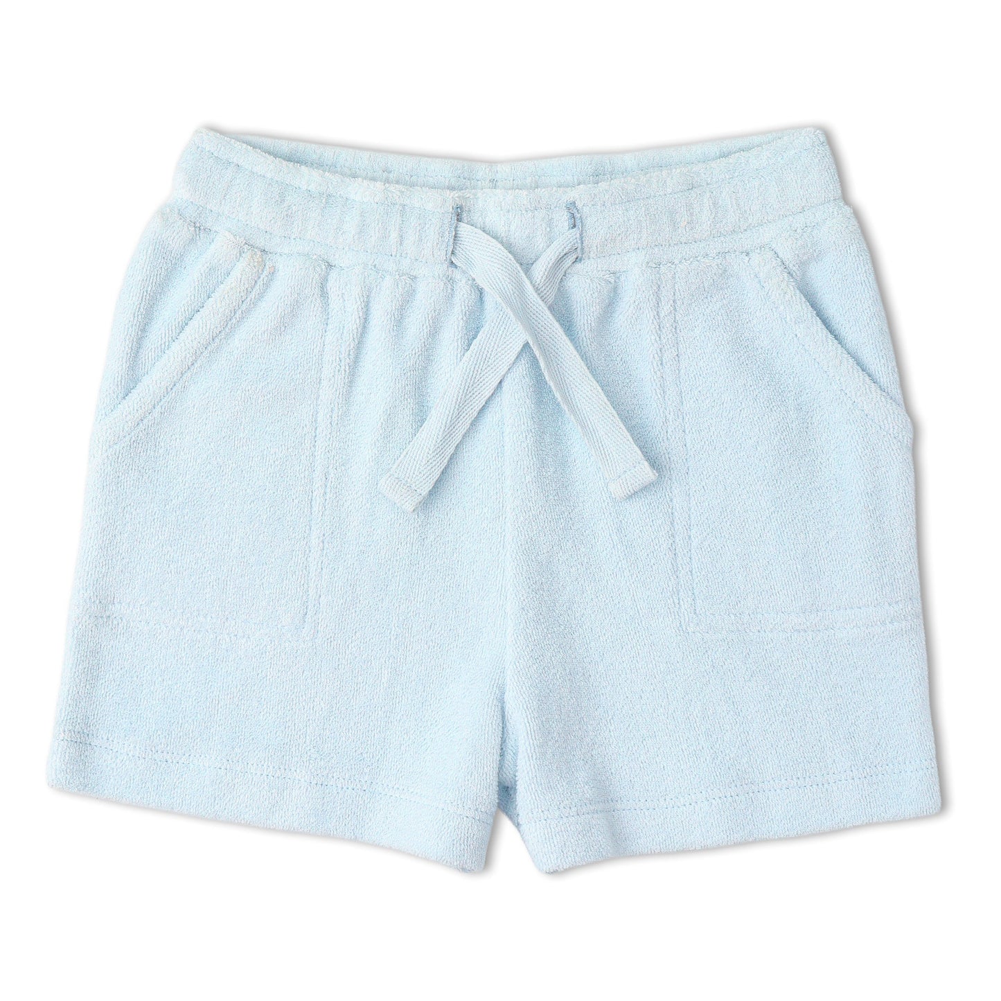 Organic Cotton Terry Tee & Shorts Set - Cabana Stripes