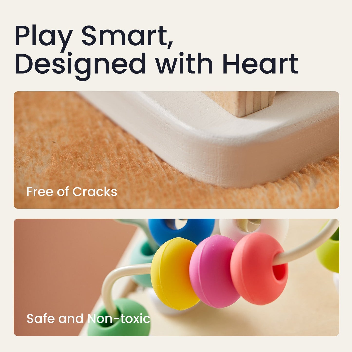 Cottage Activity Cube - Rainbow