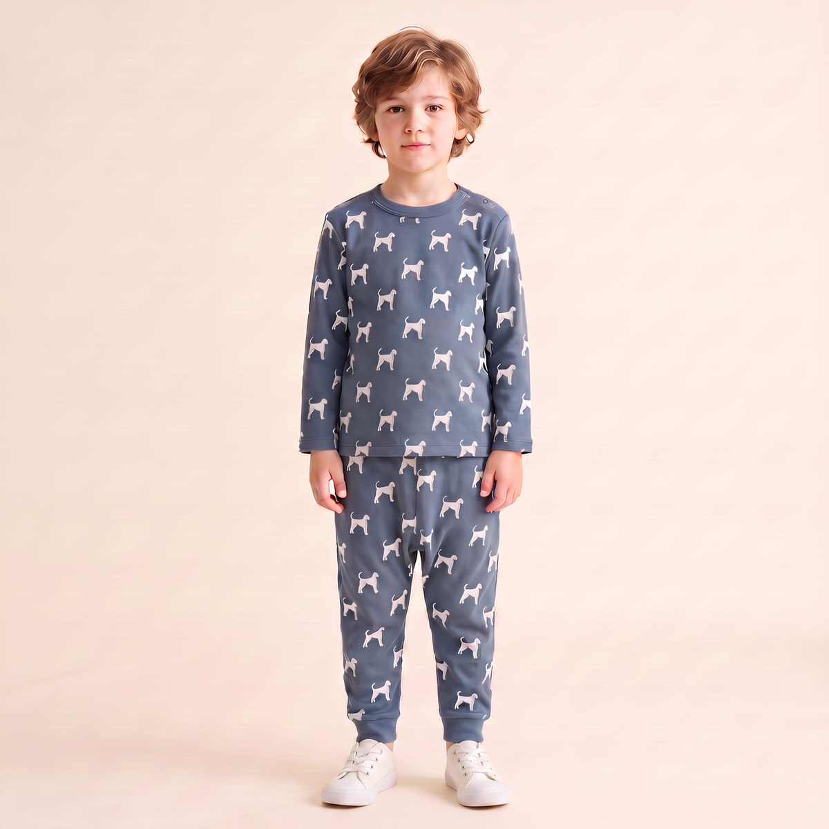 Organic Cotton Tee & Pants Set - Dog