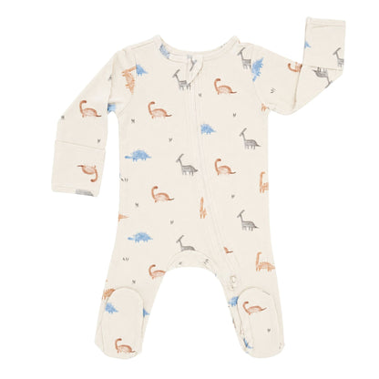Modal Footie Pajamas - Dinosaurs