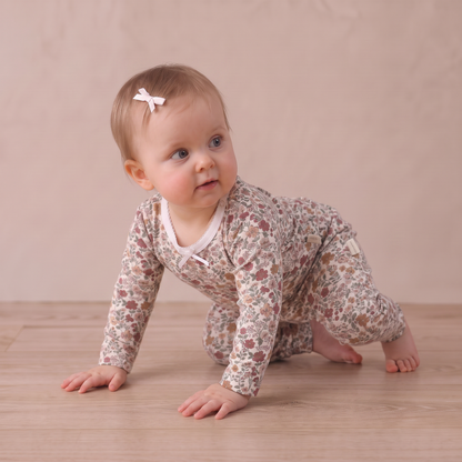 Organic Cotton Bodysuit & Pants Set - Woodland Sprig