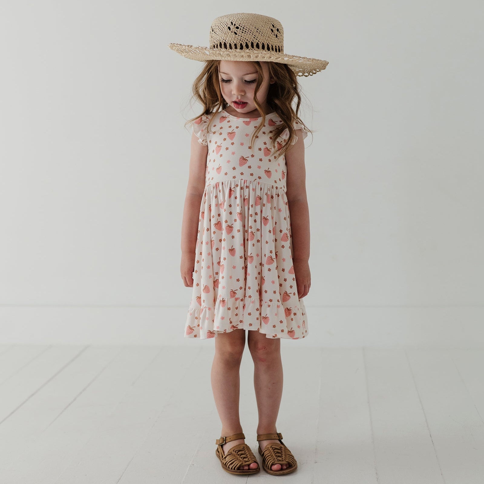 Girls Bamboo Viscose Sleeveless Twirl Dress - Kids Dress | babysprouts
