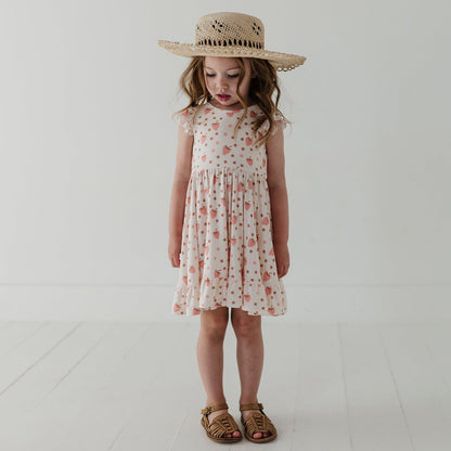 Girls Bamboo Viscose Sleeveless Twirl Dress - Kids Dress | babysprouts