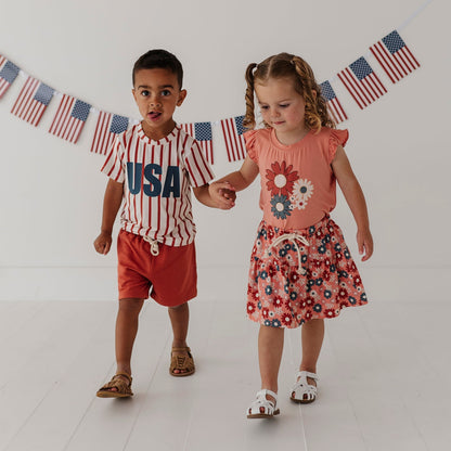 Bamboo Skort - Summer USA