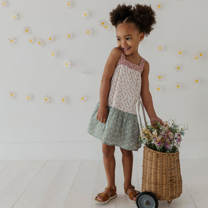 Girls Wide Strap Dress - Summer Kids Dress | babysprouts