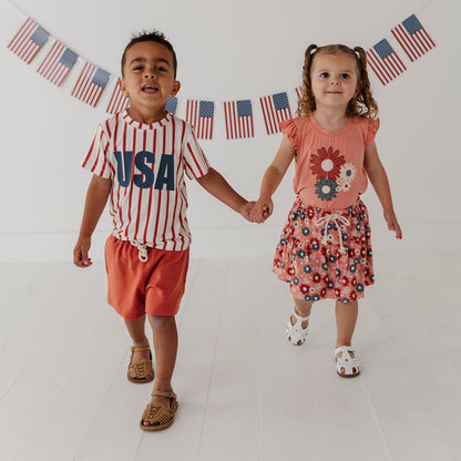 Bamboo Short Sleeve T-Shirt - Americana Prints