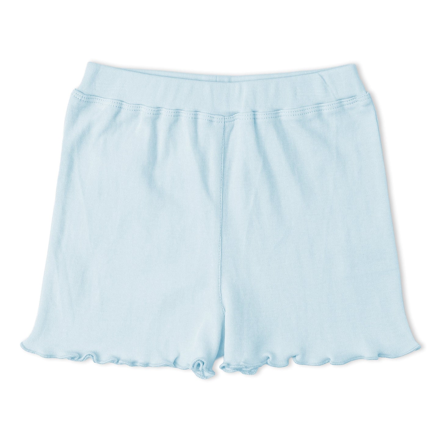 Organic Cotton Sleeveless Flutter Top & Shorts Set - Lobster