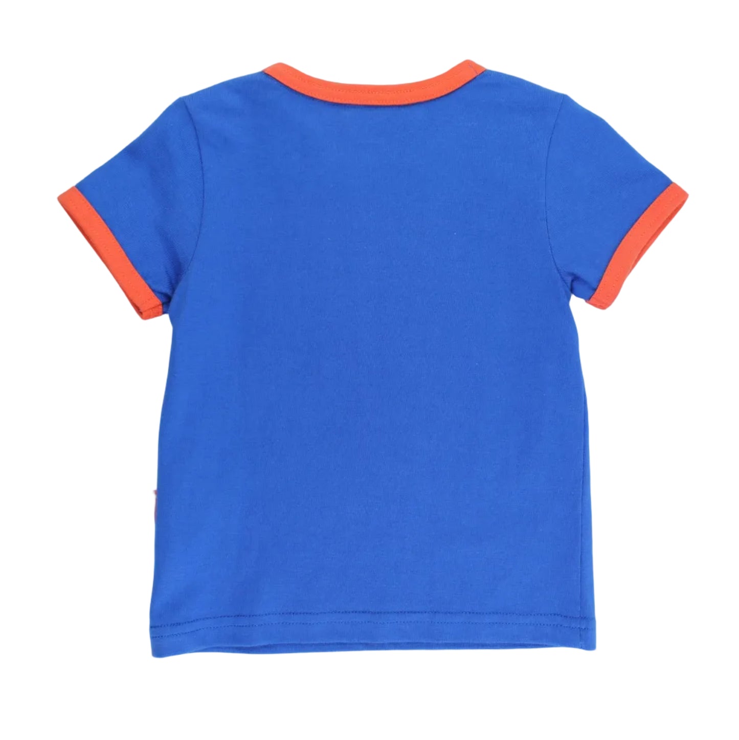 Organic Cotton Lion Appliqué Short Sleeve Kids T-Shirt | Toby Tiger