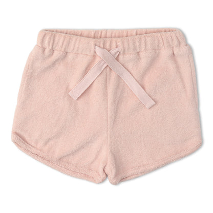 Organic Cotton Terry Sleeveless Tee & Shorts Set - Blush